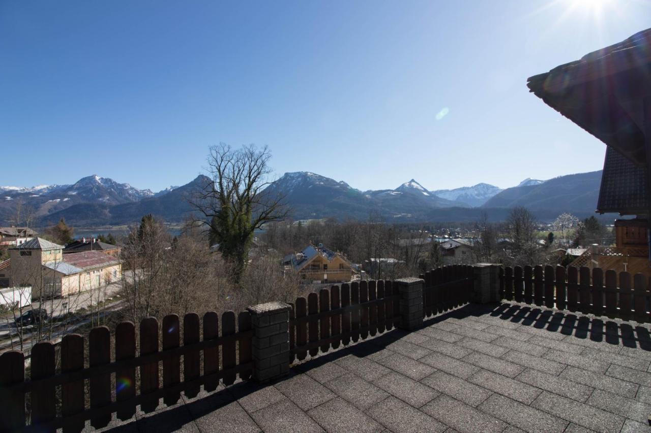 Ferienwohnung Haus Bergland Saint Wolfgang Exterior foto
